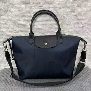 Medium Longchamp Navy Blue Crossbody Bag